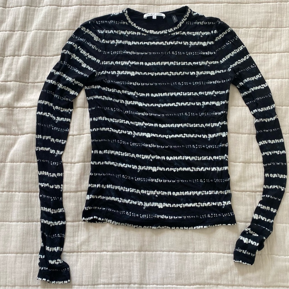 Helmut Lang Tie Dye Long Sleeve Shirt